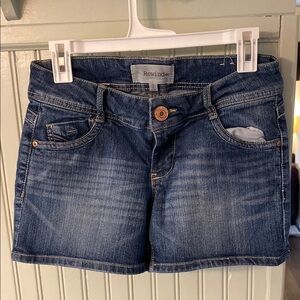 Rewind Women's Blue Denim Shorts